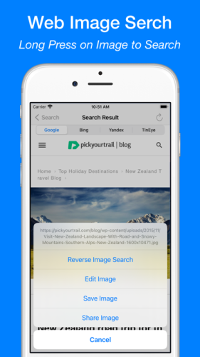 Reverse Image Search App 3