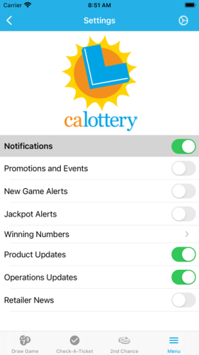 CA Lottery Official App 9