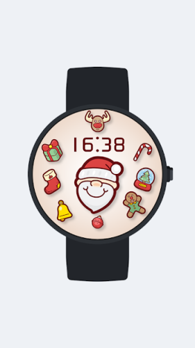 Merry Christmas Digital Watch Face 2