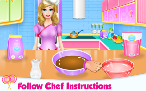 Lovely Rainbow Cake Cooking 10