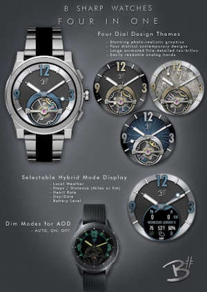 Four in One - Premium watch face for smart watches 1