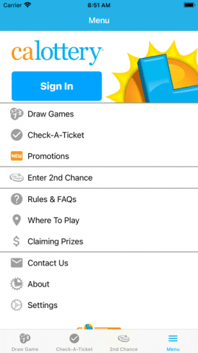 CA Lottery Official App 7