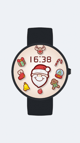 Merry Christmas Digital Watch Face 0